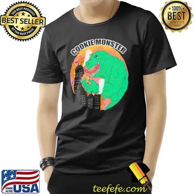 City destroy cookie monster monsters vs aliens classic shirt