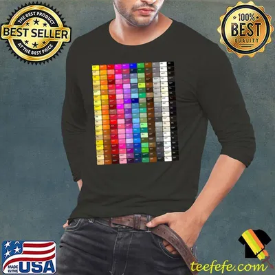 Color Chart Hex Codes T-Shirt
