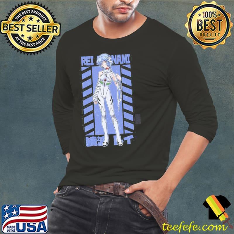 Colored stripe reI ayanamI neon genesis evangelion urban style classic s Long Sleeve Tee Colored stripe reI ayanamI neon genesis evangelion urban style classic s Long Sleeve Tee