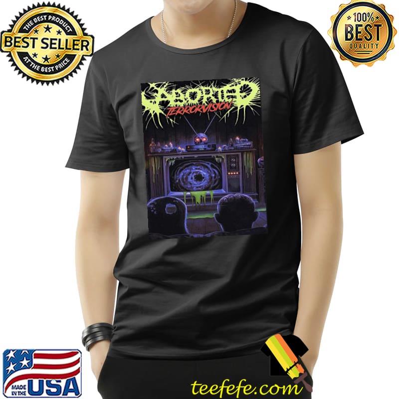Colorful art vintage aborted death metal band terrorvision retro trending classic shirt