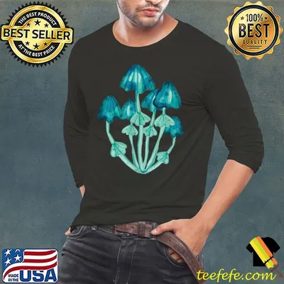Colorful Mycology Mushrooms For And Mushroom Collectors T-Shirt