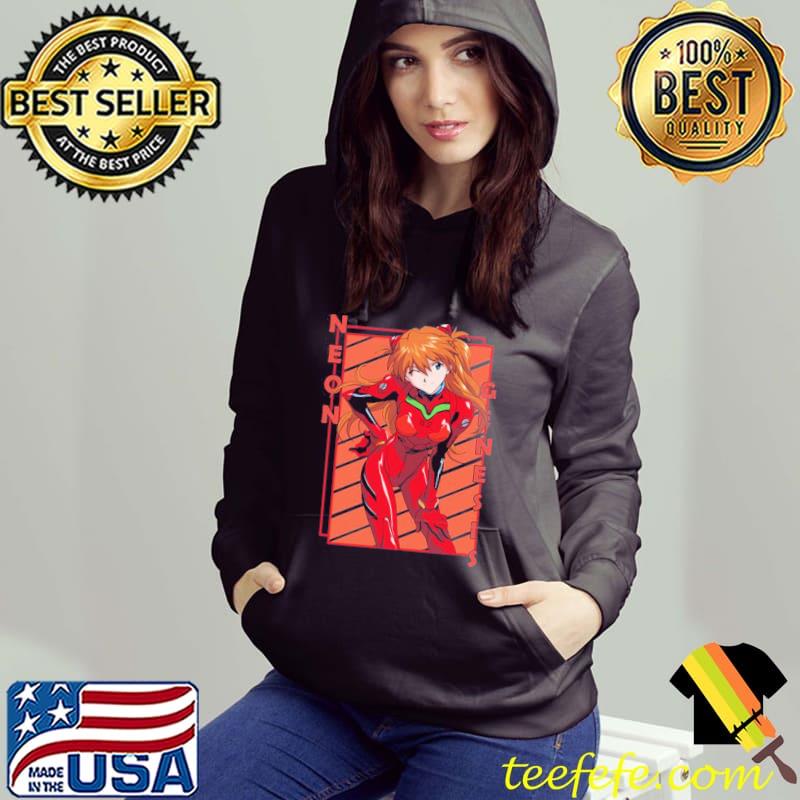 Cool asuka langleyneon genesis evangelion shinseikI evangerion color stripe design classic hirt Hoodie Cool asuka langleyneon genesis evangelion shinseikI evangerion color stripe design classic hirt Hoodie