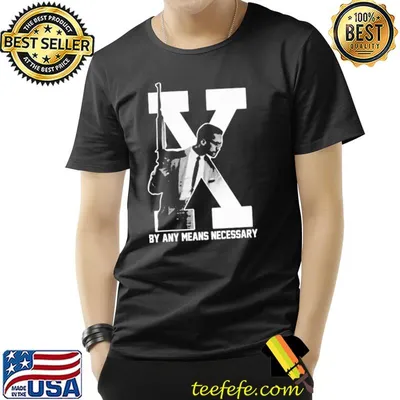 Cool malcolm x by any means necessary malcolm in the middle classic shirt