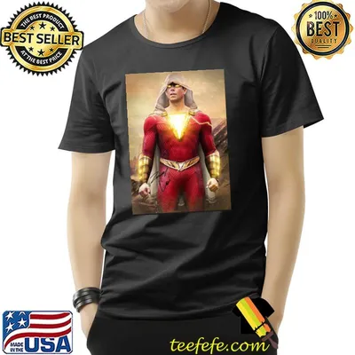 Cool shazam hero with signature trending classic shirt