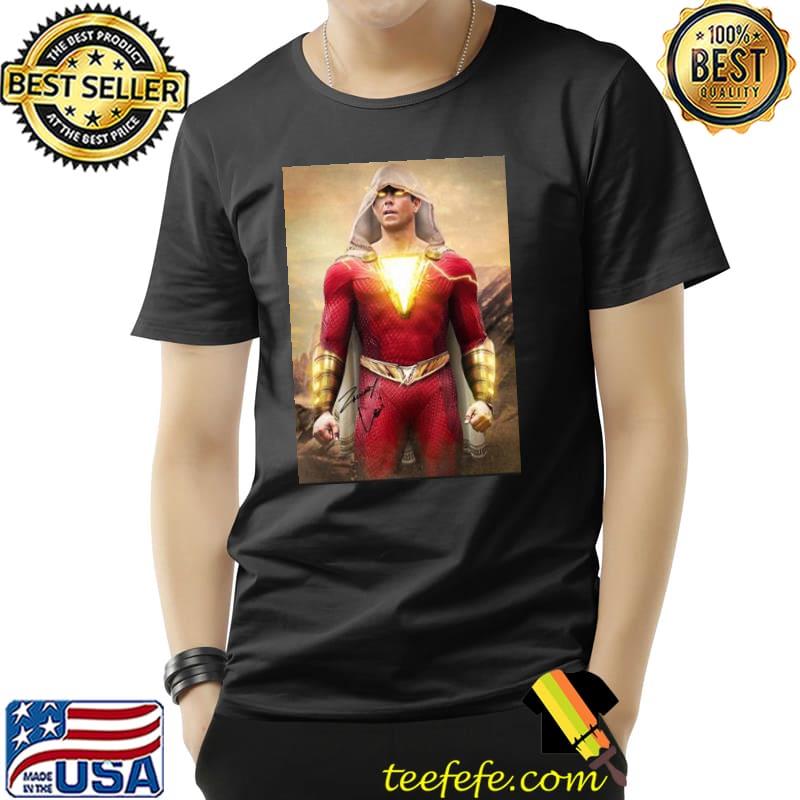 Cool shazam hero with signature trending classic shirt Cool shazam hero with signature trending classic shirt