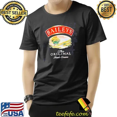 Cream irish baileys' irish rum shirt