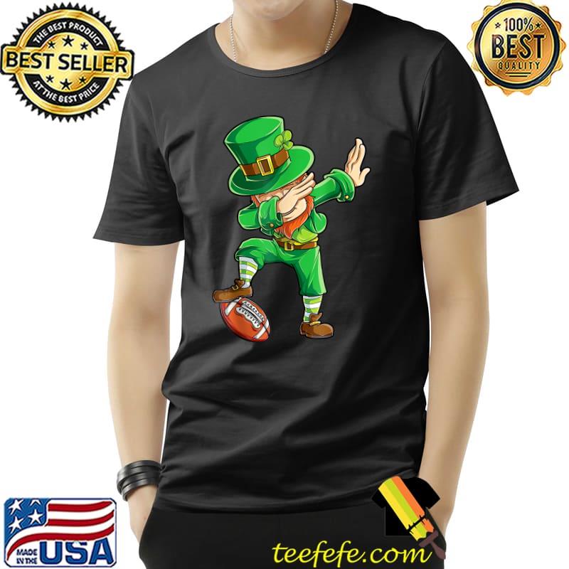 Dabbing Leprechaun Football St Patricks Day Sports T-Shirt Unisex Dabbing Leprechaun Football St Patricks Day Sports T-Shirt Unisex