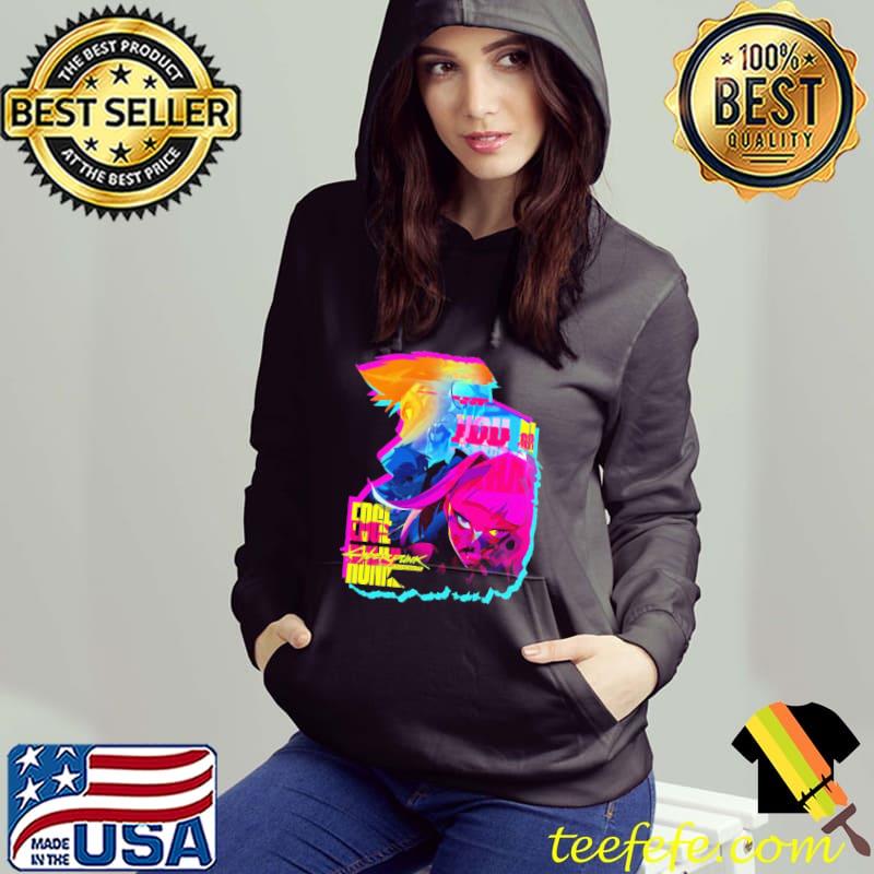 David and lucy edgerunners cyberpunk edgerunners netflix retro neon colored graphic s Hoodie David and lucy edgerunners cyberpunk edgerunners netflix retro neon colored graphic s Hoodie