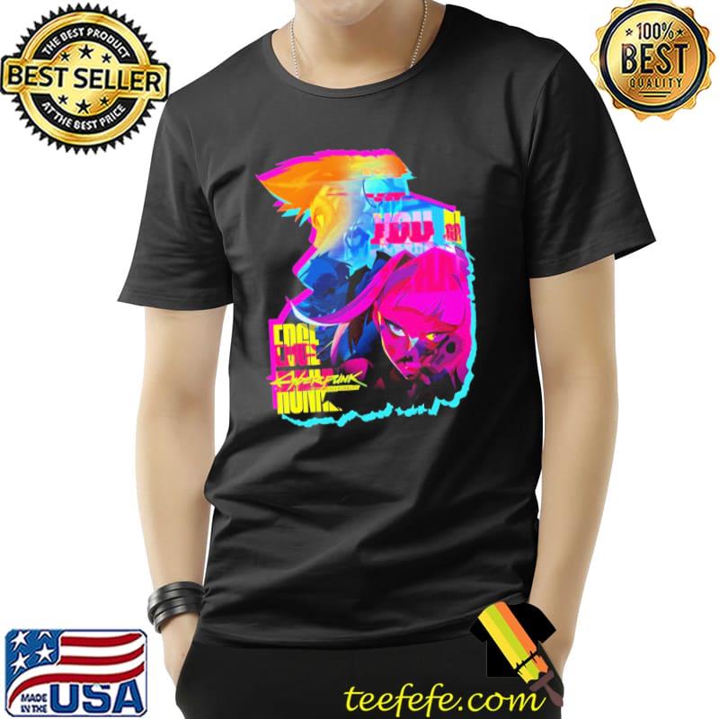 David and lucy edgerunners cyberpunk edgerunners netflix retro neon colored graphic s Unisex David and lucy edgerunners cyberpunk edgerunners netflix retro neon colored graphic s Unisex