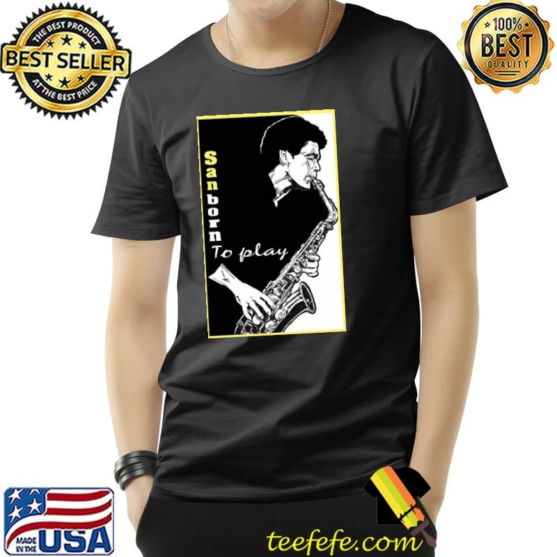 David sanborn graphic to play classic shirt
