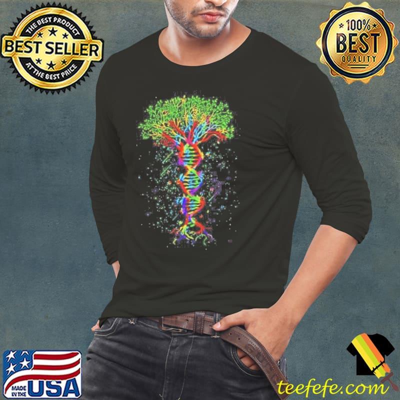 DNA Tree Of Life Shirt Long Sleeve Tee DNA Tree Of Life Shirt Long Sleeve Tee