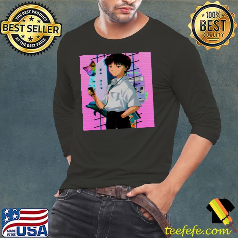 Do you shinjI neon genesis evangelion aesthetic s Long Sleeve Tee Do you shinjI neon genesis evangelion aesthetic s Long Sleeve Tee