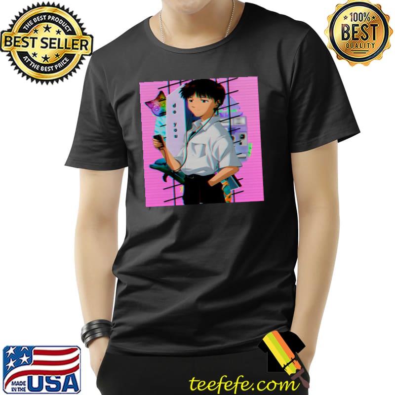 Do you shinjI neon genesis evangelion aesthetic shirt