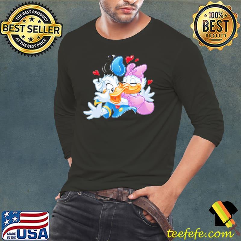 Donald and daisy duck forever love classic s Long Sleeve Tee Donald and daisy duck forever love classic s Long Sleeve Tee