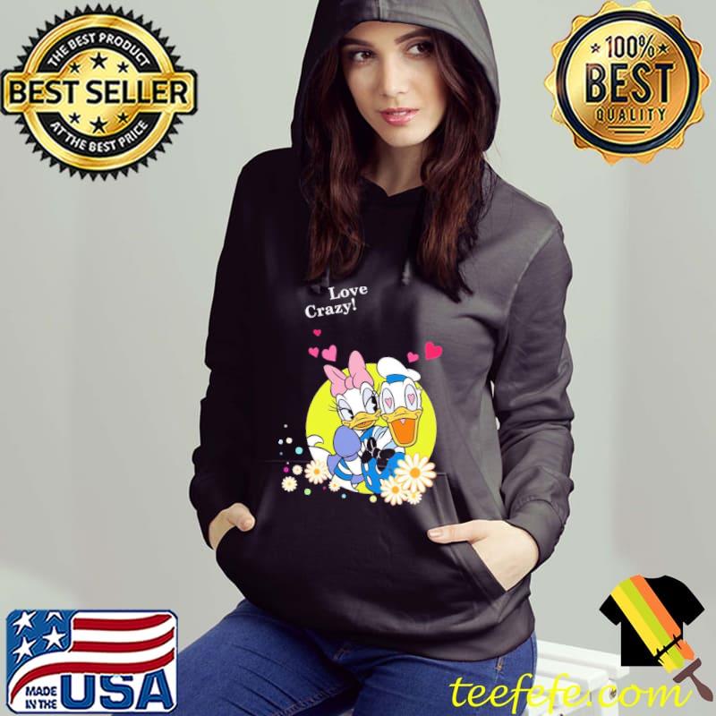 Donald duck and daisy duck love crazy classic s Hoodie Donald duck and daisy duck love crazy classic s Hoodie