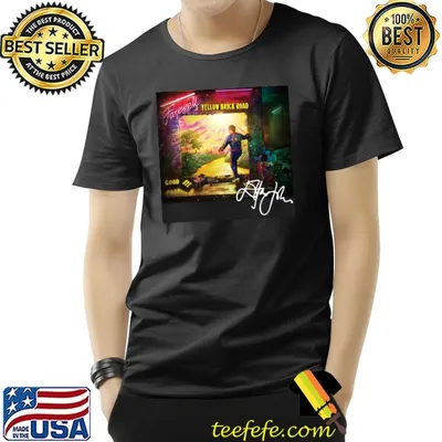 Elton john farewell tour yellow brick road the final good bye tour classic shirt