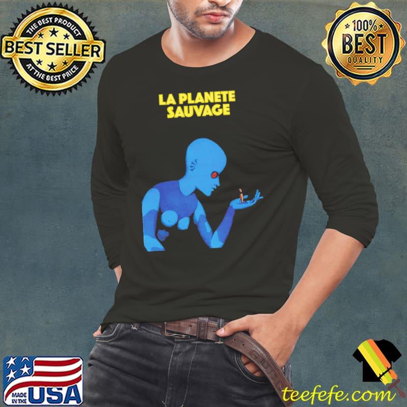 Fantastic Planet La Planete Sauvage Shirt Long Sleeve Tee Fantastic Planet La Planete Sauvage Shirt Long Sleeve Tee