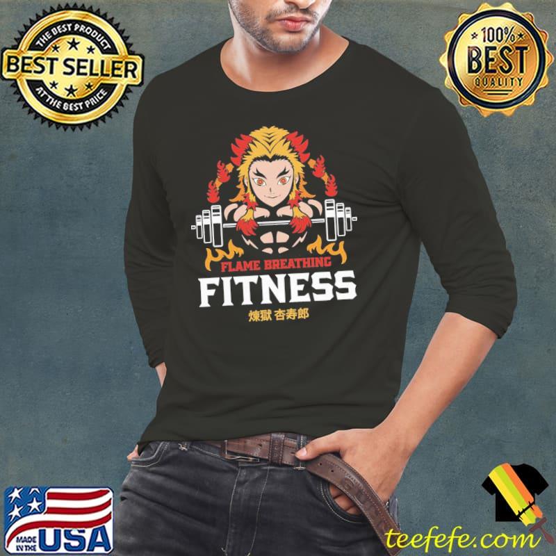 Flame breathing fitness kyojuro rengoku demon slayer classic s Long Sleeve Tee Flame breathing fitness kyojuro rengoku demon slayer classic s Long Sleeve Tee
