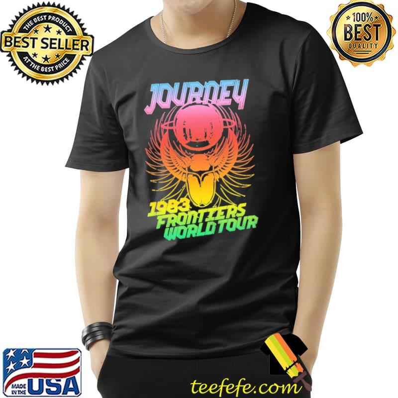 Frontiers world tour 1983 journey band retro classic shirt