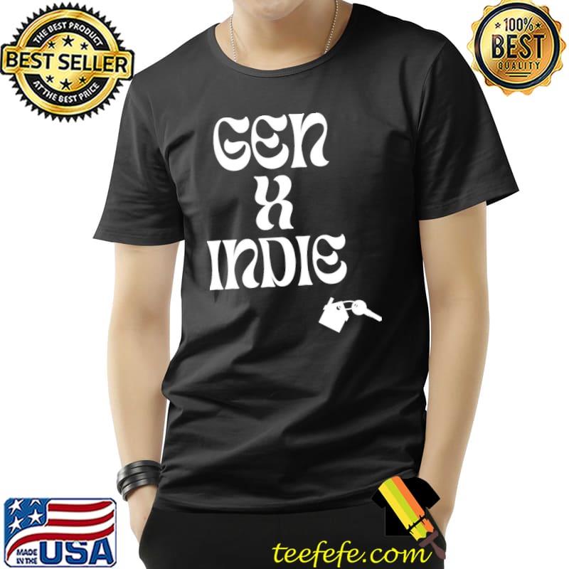Gen x indie white design classic shirt