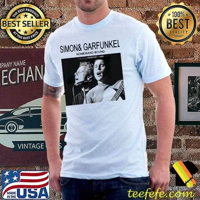 Gifts idea simon and garfunkel Paul simon art garfunkel homeward bound radio broadcast 1968 shirt