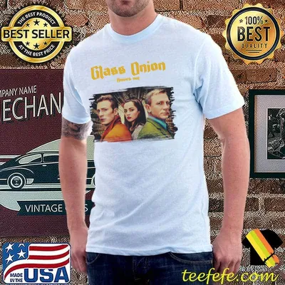 Go glass onion knives out netflix trio team shirt