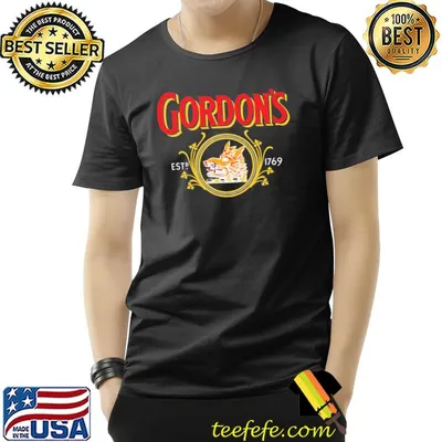 Gordon's a brand of london dry gin 1769 shirt