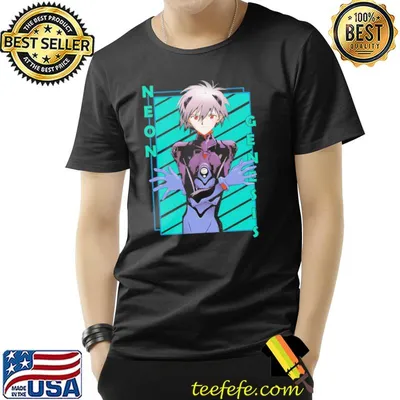 Graphic kaworu nagisa genesis evangelion classic shirt