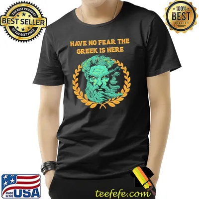 Greek is here greek mythology history buff classic shirt