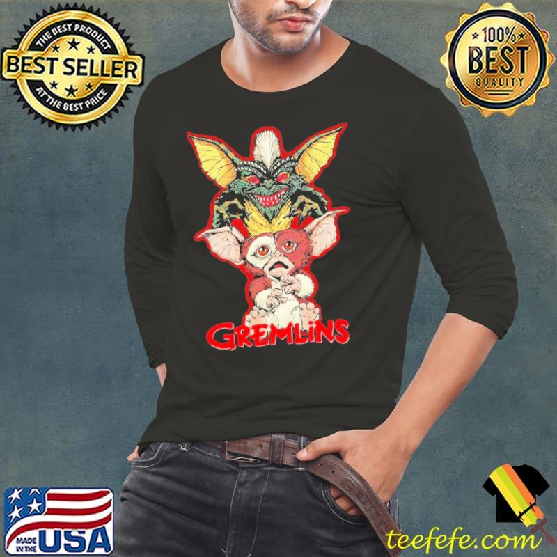Gremlins With Bats Shirt Long Sleeve Tee Gremlins With Bats Shirt Long Sleeve Tee