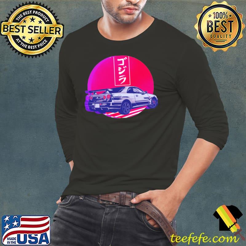 Gtr r34 gojira sunset classic s Long Sleeve Tee Gtr r34 gojira sunset classic s Long Sleeve Tee