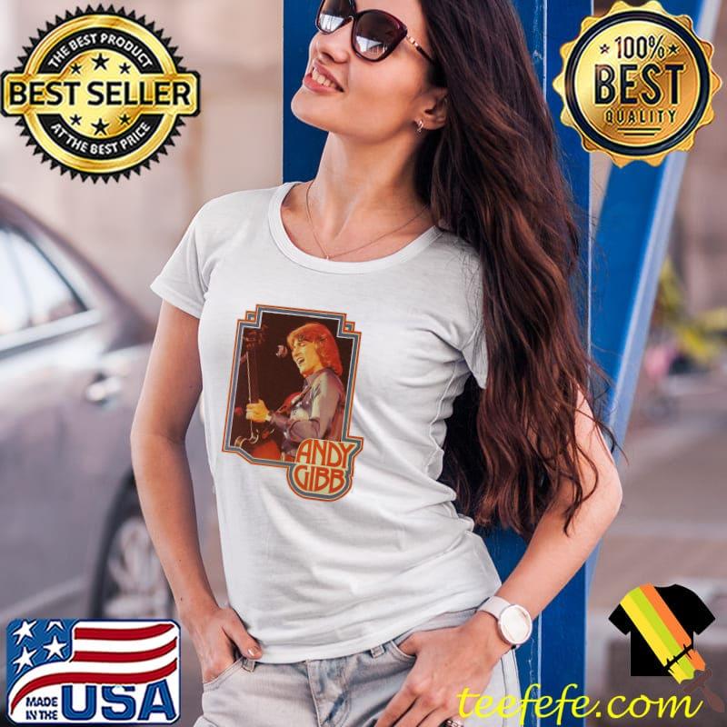 Guitarist andy gibb vintage s Ladies Tee Guitarist andy gibb vintage s Ladies Tee