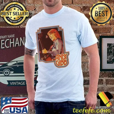 Guitarist andy gibb vintage shirt