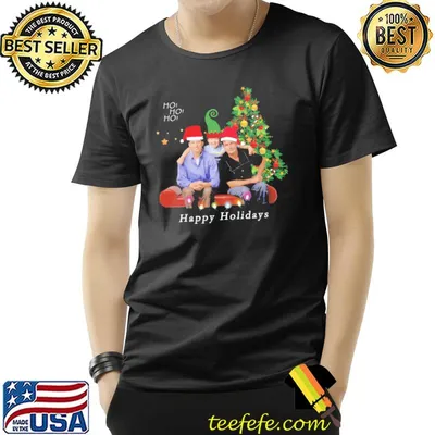 Happy holidays two and a half men christmas classic shirt