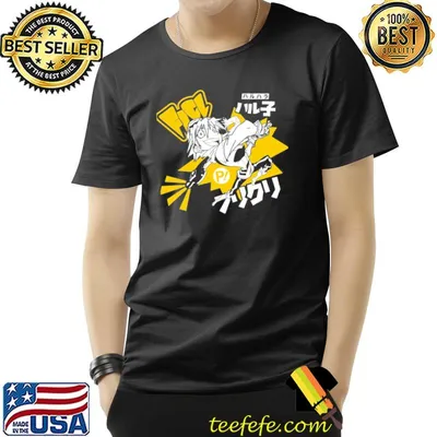 Haruko star design flcl fooly cooly shirt