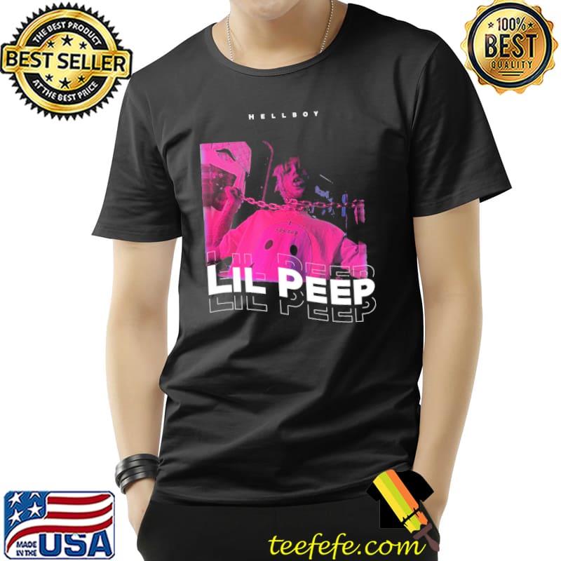 Hellboy lil peep aesthetic design shirt