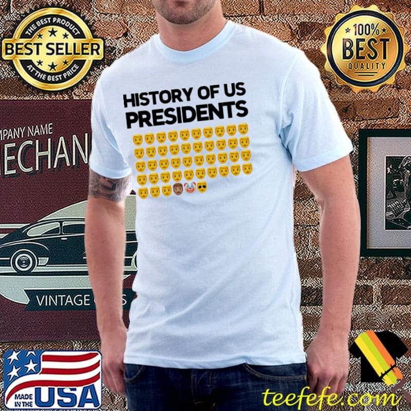 History of us presidents emojI funny design classic shirt
