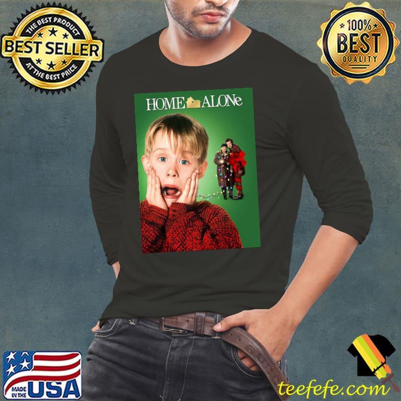 Home alone Kevin Poster Shirt Long Sleeve Tee Home alone Kevin Poster Shirt Long Sleeve Tee
