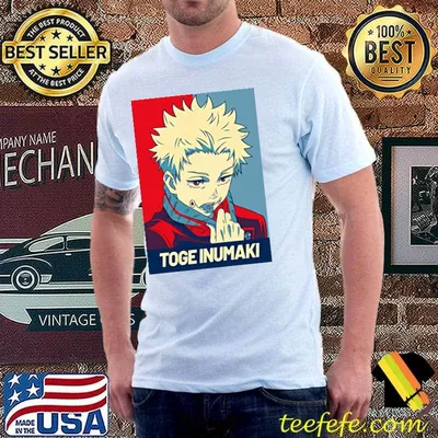 Hope art of toge inumakI sorcerer in jujutsu kaisen manga shirt