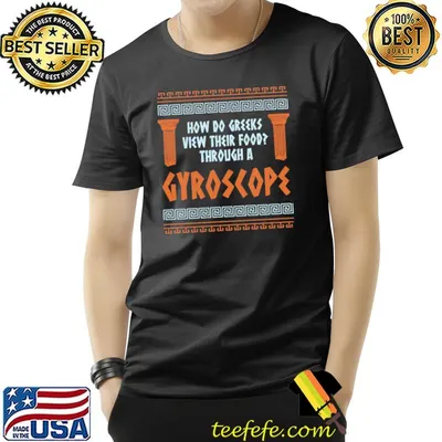 How do greeks view their food funny greek food history nerd design classic shirt