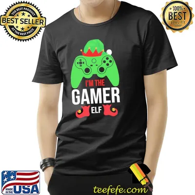 I am the christmas gamer elf fanmade for christmas classic shirt