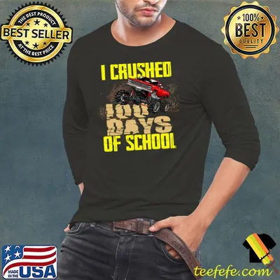 I Crushed 100 Days Of School Lover Costume T-Shirt