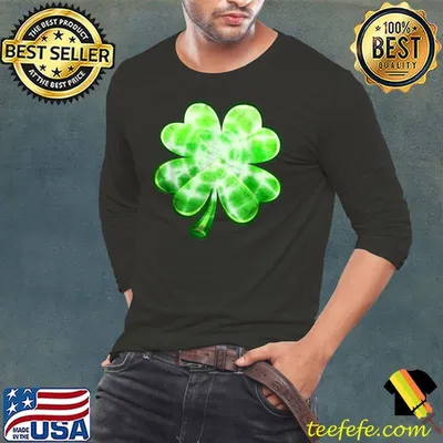 Irish Shamrock Tie Dye Happy St Patrick's Day T-Shirt