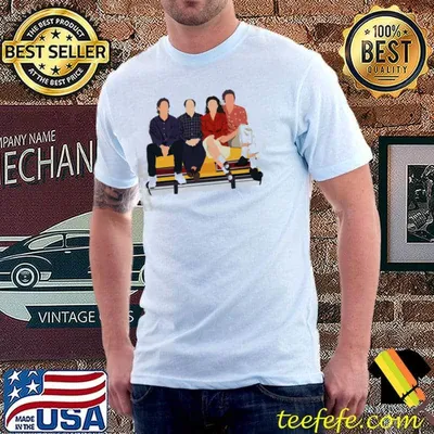 Jerry george elaine and kramer seinfeld minimalist fanart shirt