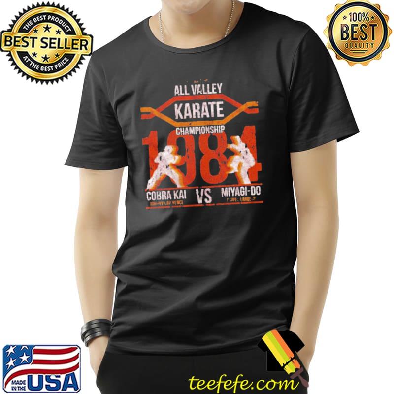 Karate kid all valley karate championship 1984 Cobra kaI vs miyagido classic shirt