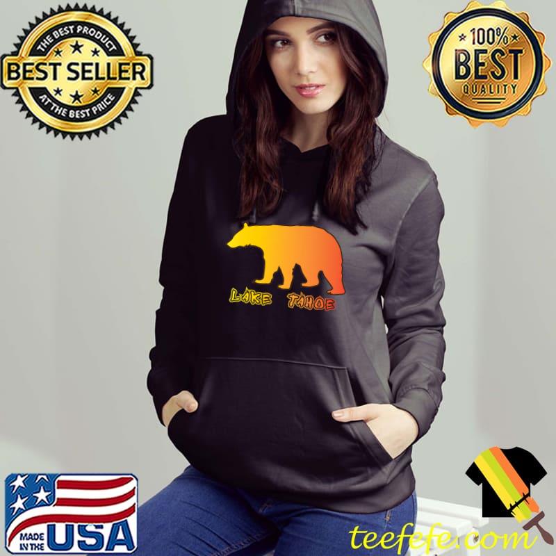 Lake Tahoe Bear Sunburst Sunset Color T-Shirt Hoodie Lake Tahoe Bear Sunburst Sunset Color T-Shirt Hoodie
