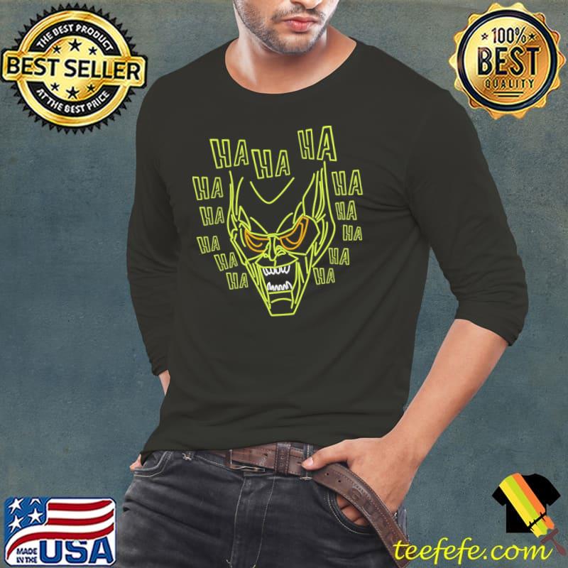 Laughing goblin spiderman willem dafoe classic s Long Sleeve Tee Laughing goblin spiderman willem dafoe classic s Long Sleeve Tee