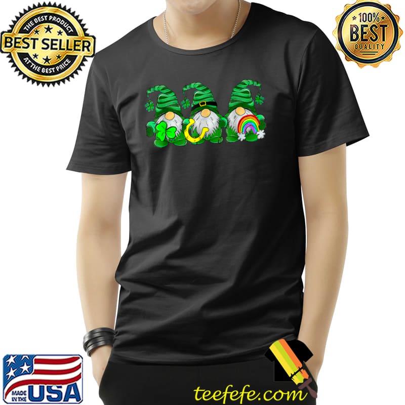 Lucky Rainbow Gnome Happy St Patrick's Day Shoehouse T-Shirt Unisex Lucky Rainbow Gnome Happy St Patrick's Day Shoehouse T-Shirt Unisex