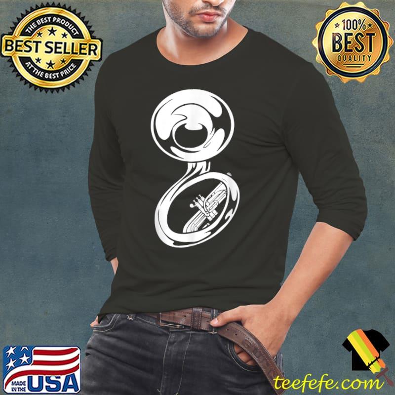 Marching Band Tubist Musician Tuba T-Shirt Long Sleeve Tee Marching Band Tubist Musician Tuba T-Shirt Long Sleeve Tee