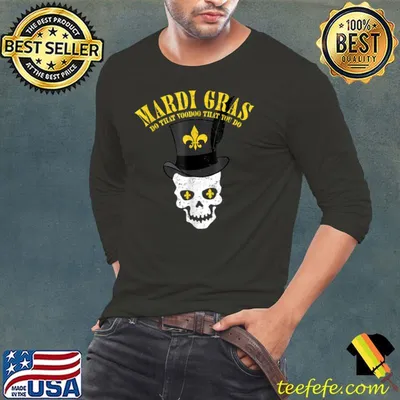 Mardi Gras Do That Voodoo That You Do Skull Voodoo T-Shirt